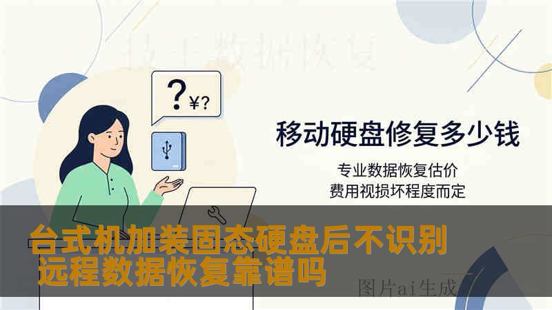 台式机加装固态硬盘后不识别 远程数据恢复靠谱吗