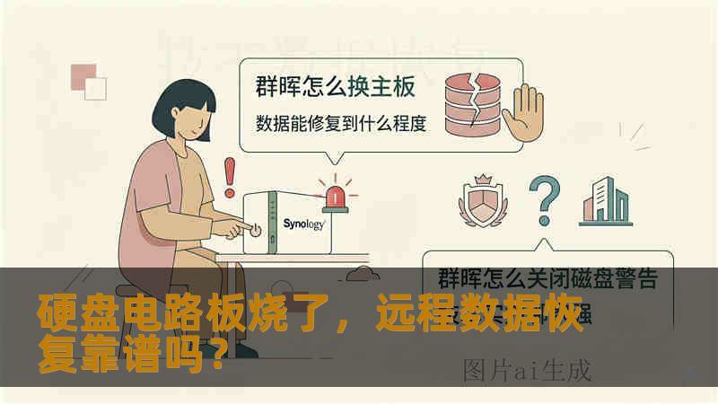 硬盘电路板烧了，远程数据恢复靠谱吗？
