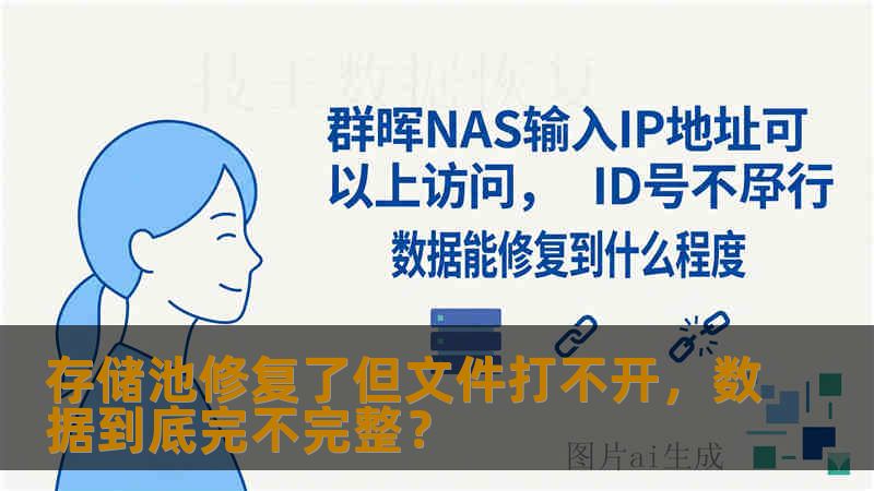 存储池修复了但文件打不开,数据到底完不完整? 存储池修复了但文件打不开,数据到底完不完整?