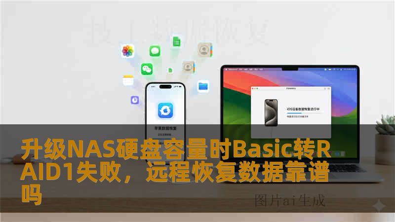 升级NAS硬盘容量时Basic转RAID1失败，远程恢复数据靠谱吗