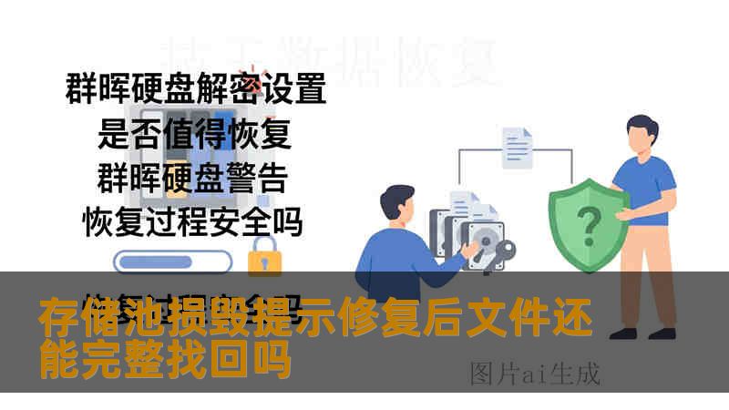 存储池损毁提示修复后文件还能完整找回吗 存储池损毁提示修复后文件还能完整找回吗