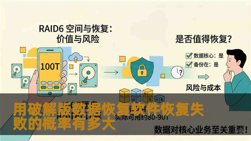 用破解版数据恢复软件恢复失败的概率有多大