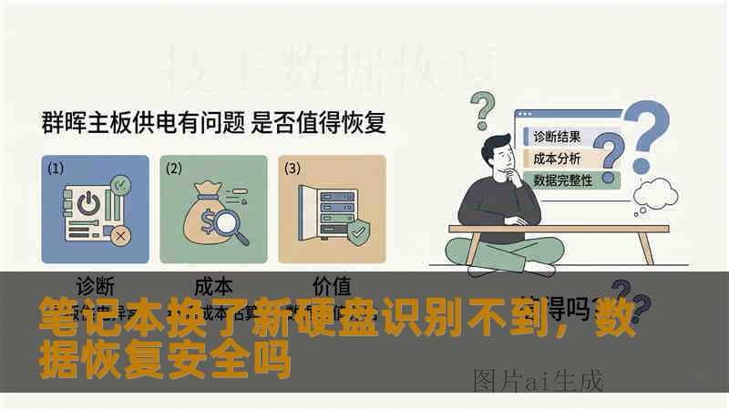 笔记本换了新硬盘识别不到，数据恢复安全吗