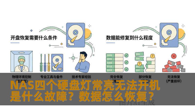 NAS四个硬盘灯常亮无法开机是什么故障?数据怎么恢复? NAS四个硬盘灯常亮无法开机是什么故障?数据怎么恢复?