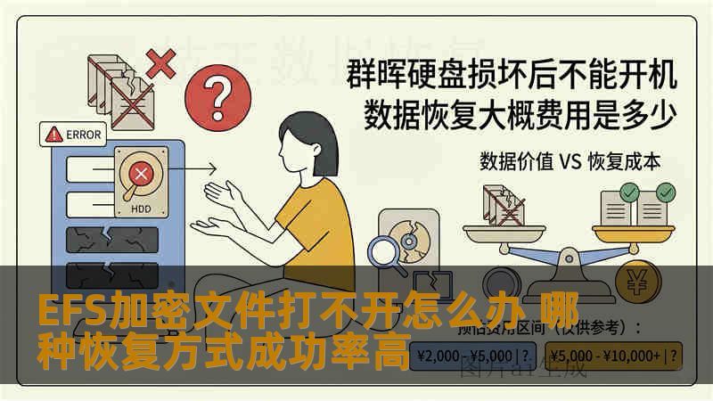 EFS加密文件打不开怎么办 哪种恢复方式成功率高