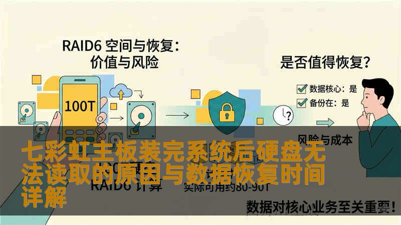七彩虹主板装完系统后硬盘无法读取的原因与数据恢复时间详解