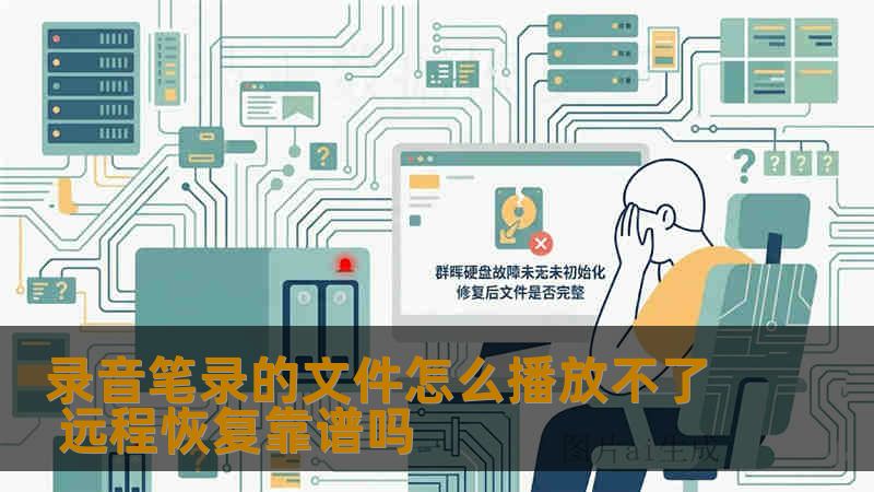 录音笔录的文件怎么播放不了 远程恢复靠谱吗