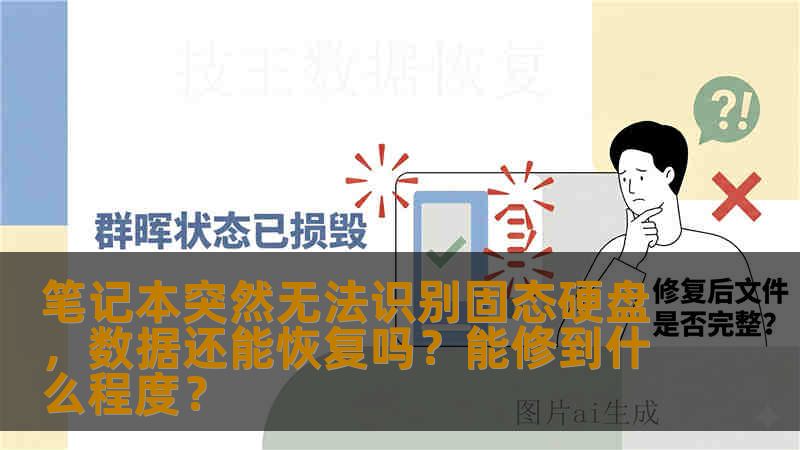 笔记本突然无法识别固态硬盘，数据还能恢复吗？能修到什么程度？
