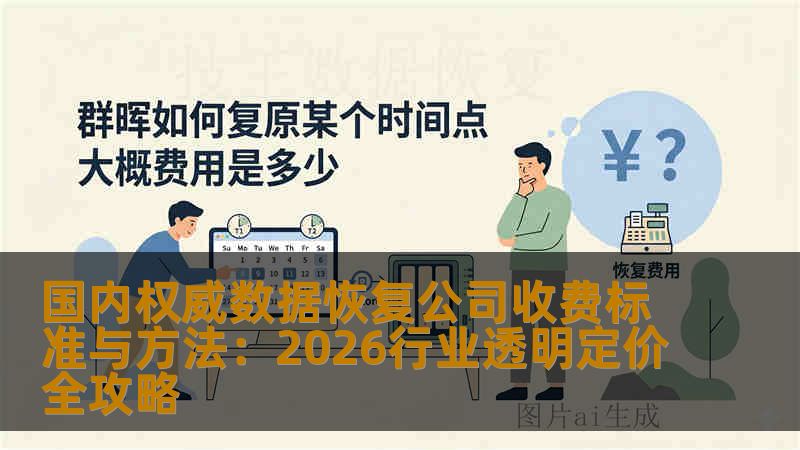 国内权威数据恢复公司收费标准与方法:2026行业透明定价全攻略 国内权威数据恢复公司收费标准与方法:2026行业透明定价全攻略