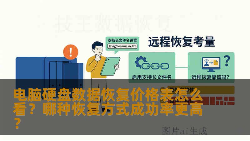 电脑硬盘数据恢复价格表怎么看?哪种恢复方式成功率更高? 电脑硬盘数据恢复价格表怎么看?哪种恢复方式成功率更高?