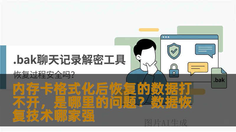 内存卡格式化后恢复的数据打不开，是哪里的问题？数据恢复技术哪家强