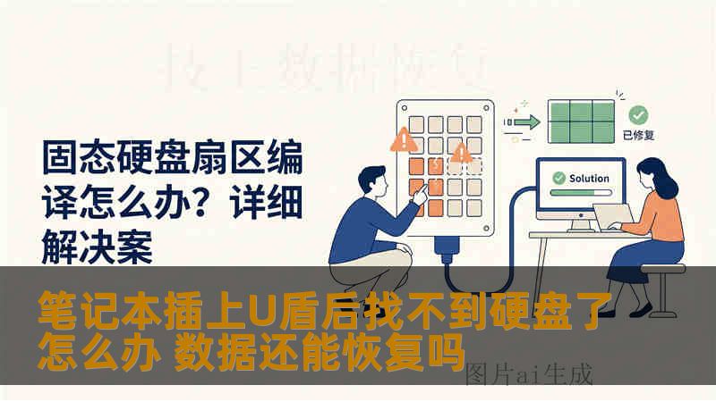 笔记本插上U盾后找不到硬盘了怎么办 数据还能恢复吗