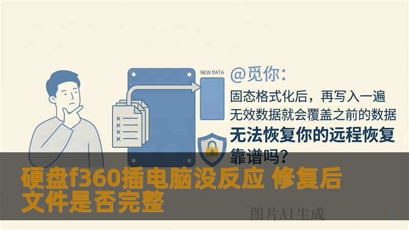 硬盘f360插电脑没反应 修复后文件是否完整