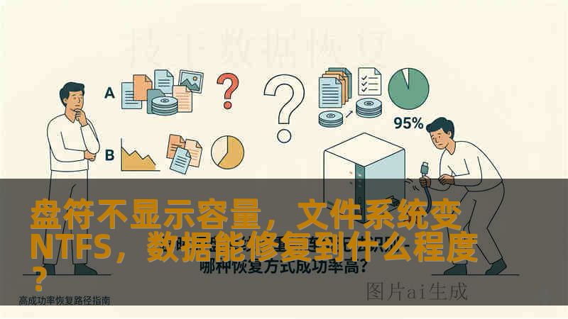 盘符不显示容量，文件系统变NTFS，数据能修复到什么程度？
