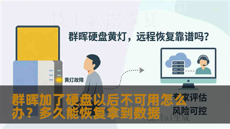 群晖加了硬盘以后不可用怎么办?多久能恢复拿到数据 群晖加了硬盘以后不可用怎么办?多久能恢复拿到数据