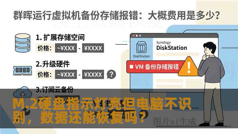 M.2硬盘指示灯亮但电脑不识别，数据还能恢复吗？