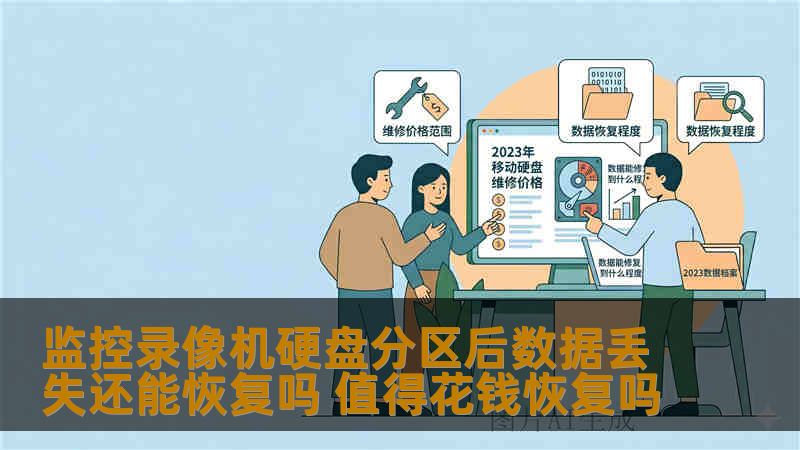 监控录像机硬盘分区后数据丢失还能恢复吗 值得花钱恢复吗