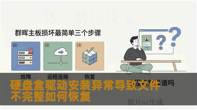 硬盘盒驱动安装异常导致文件不完整如何恢复