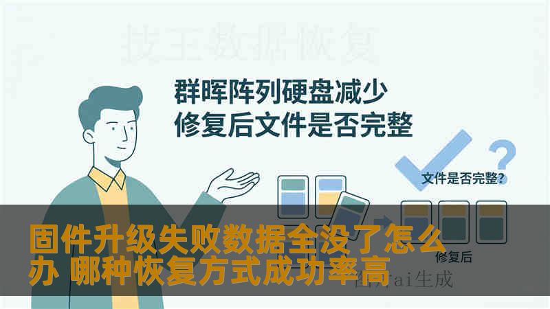 固件升级失败数据全没了怎么办 哪种恢复方式成功率高