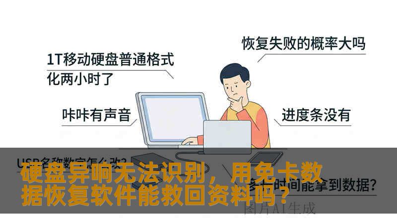 硬盘异响无法识别，用免卡数据恢复软件能救回资料吗？