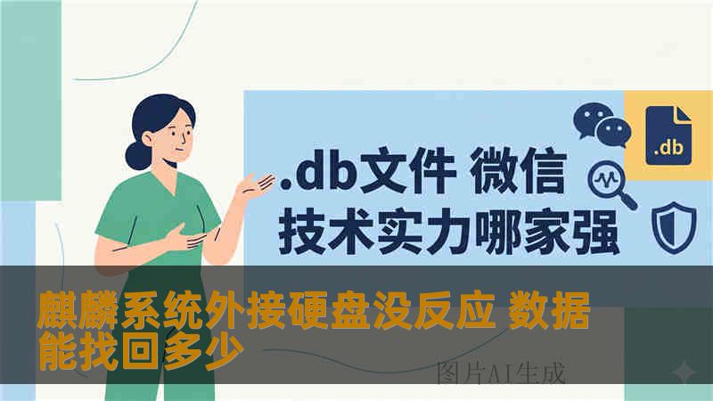 麒麟系统外接硬盘没反应 数据能找回多少