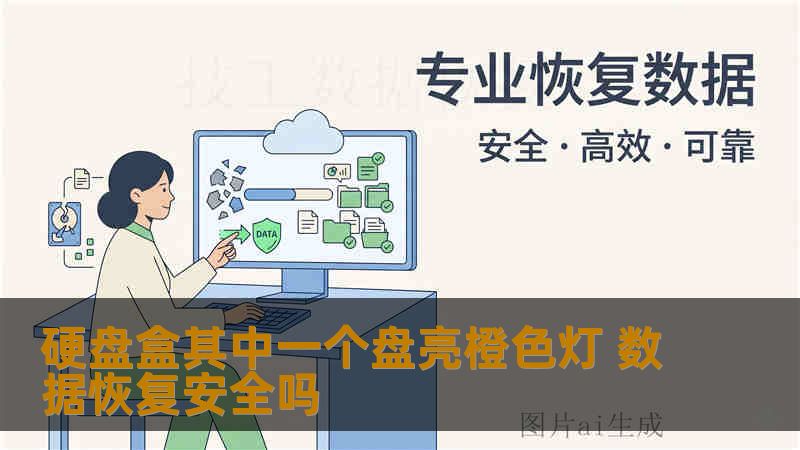 硬盘盒其中一个盘亮橙色灯 数据恢复安全吗