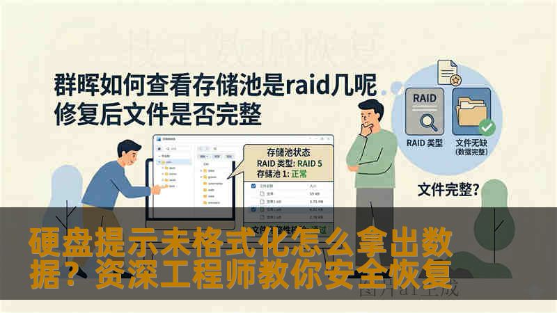 硬盘提示未格式化怎么拿出数据？资深工程师教你安全恢复