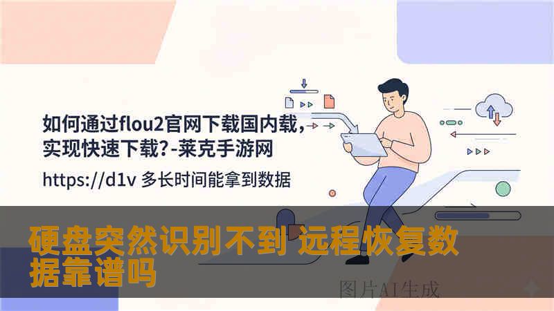 硬盘突然识别不到 远程恢复数据靠谱吗