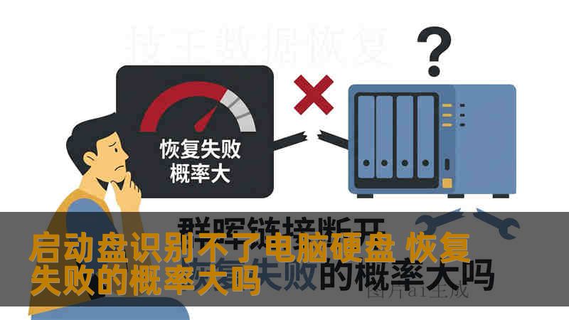 启动盘识别不了电脑硬盘 恢复失败的概率大吗
