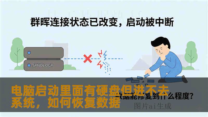 电脑启动里面有硬盘但进不去系统，如何恢复数据