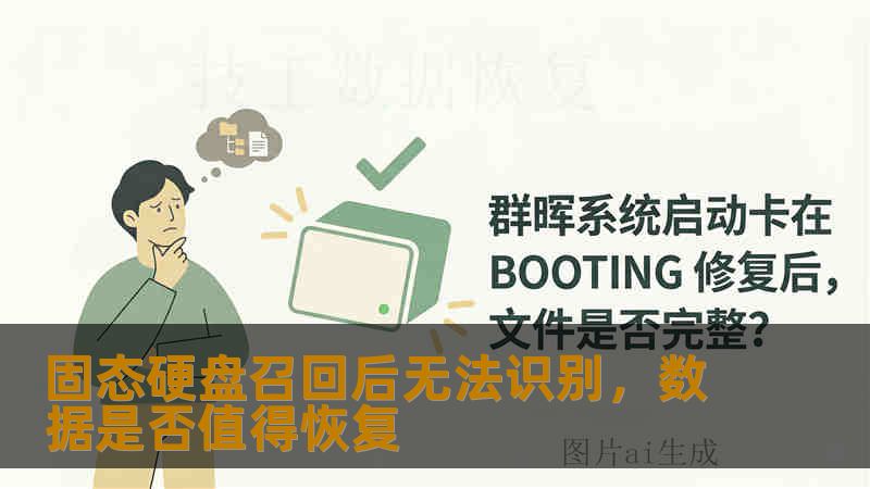 固态硬盘召回后无法识别，数据是否值得恢复