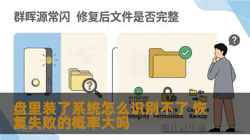 盘里装了系统怎么识别不了 恢复失败的概率大吗