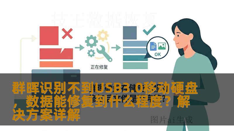 群晖识别不到USB3.0移动硬盘，数据能修复到什么程度？解决方案详解