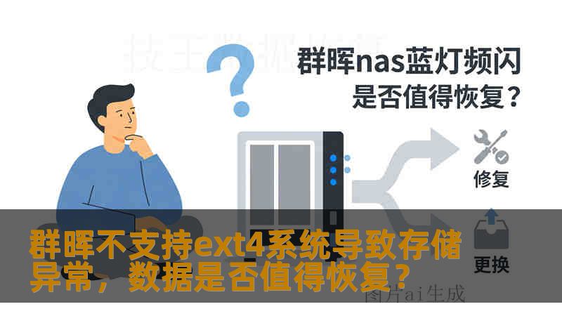 群晖不支持ext4系统导致存储异常，数据是否值得恢复？