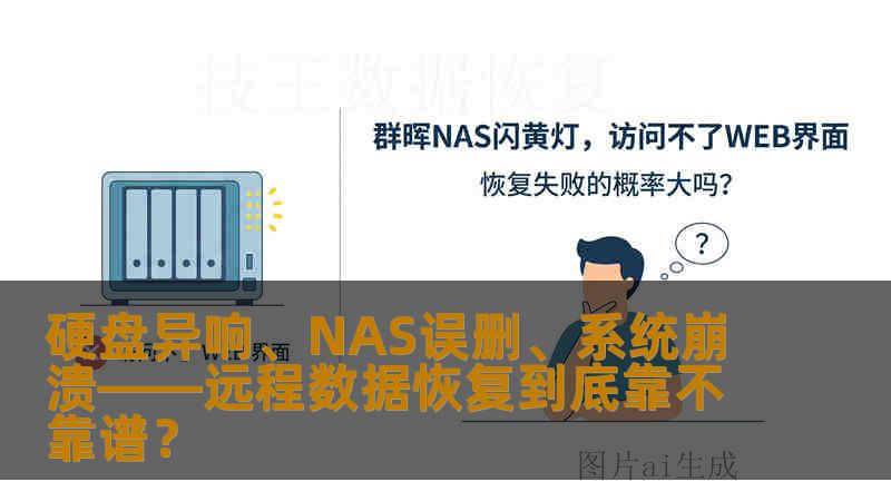 硬盘异响、NAS误删、系统崩溃——远程数据恢复到底靠不靠谱？