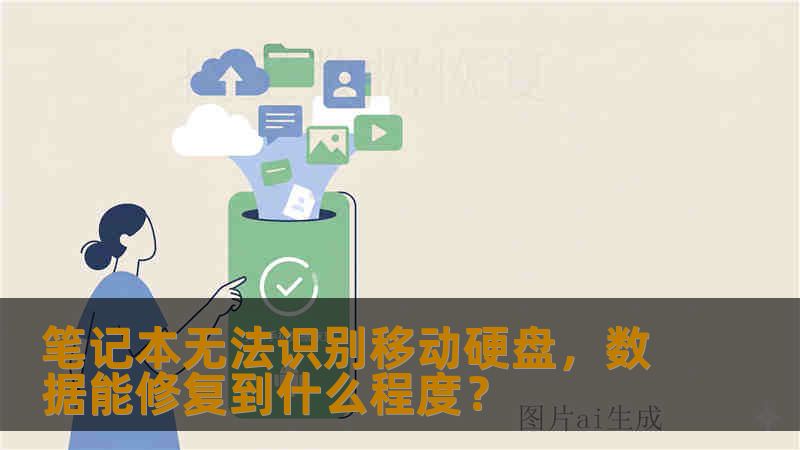 笔记本无法识别移动硬盘，数据能修复到什么程度？