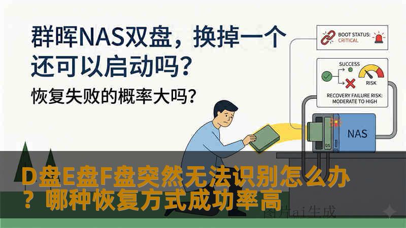 D盘E盘F盘突然无法识别怎么办？哪种恢复方式成功率高