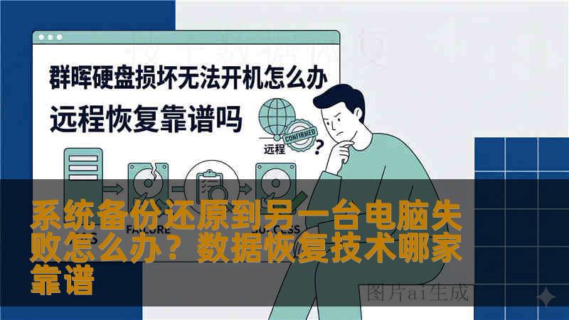 系统备份还原到另一台电脑失败怎么办？数据恢复技术哪家靠谱