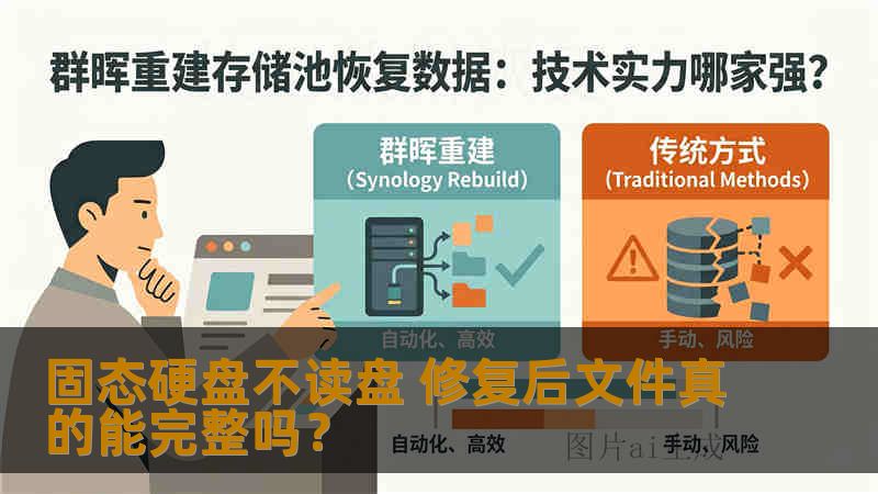固态硬盘不读盘 修复后文件真的能完整吗？