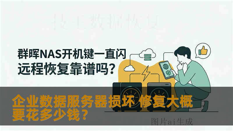 企业数据服务器损坏 修复大概要花多少钱？