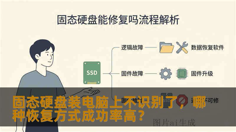 固态硬盘装电脑上不识别了，哪种恢复方式成功率高？
