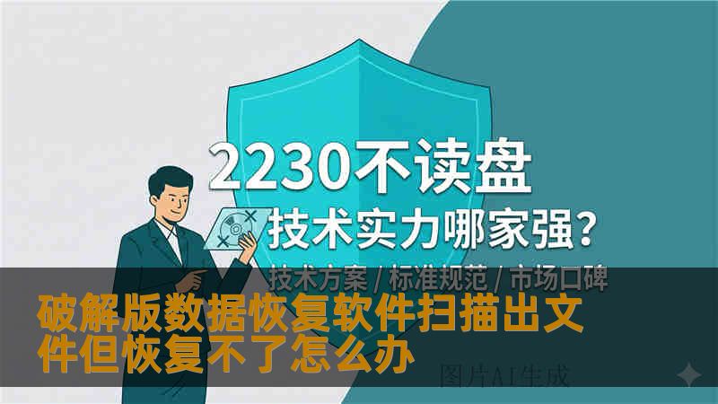 破解版数据恢复软件扫描出文件但恢复不了怎么办