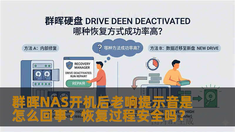 群晖NAS开机后老响提示音是怎么回事？恢复过程安全吗？