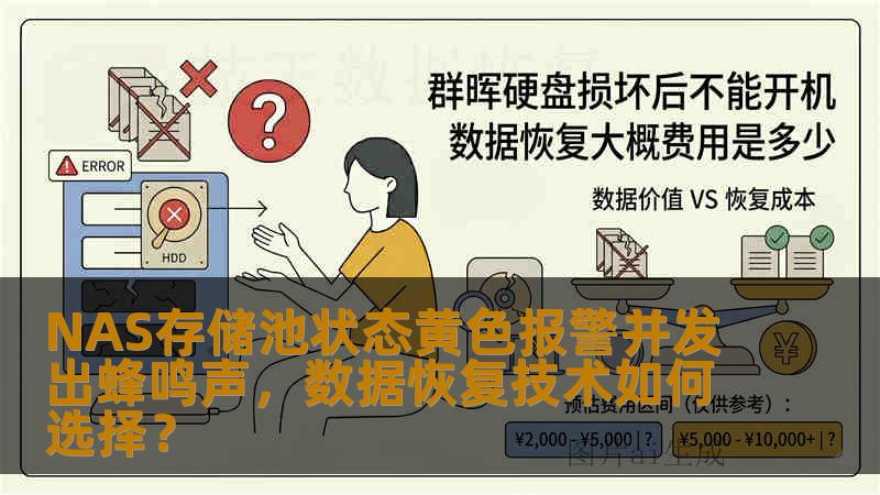 NAS存储池状态黄色报警并发出蜂鸣声，数据恢复技术如何选择？