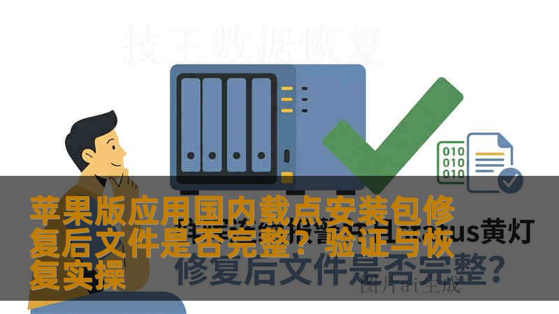 苹果版应用国内载点安装包修复后文件是否完整？验证与恢复实操