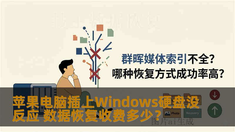 苹果电脑插上Windows硬盘没反应 数据恢复收费多少？