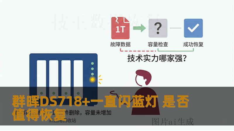 群晖DS718+一直闪蓝灯 是否值得恢复