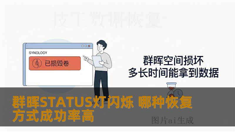 群晖STATUS灯闪烁 哪种恢复方式成功率高