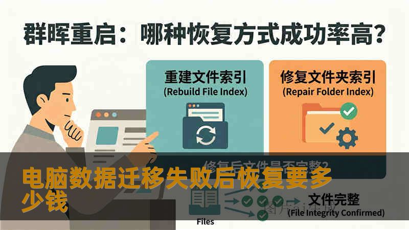 电脑数据迁移失败后恢复要多少钱
