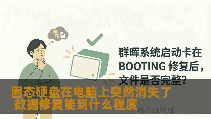 固态硬盘在电脑上突然消失了 数据修复能到什么程度